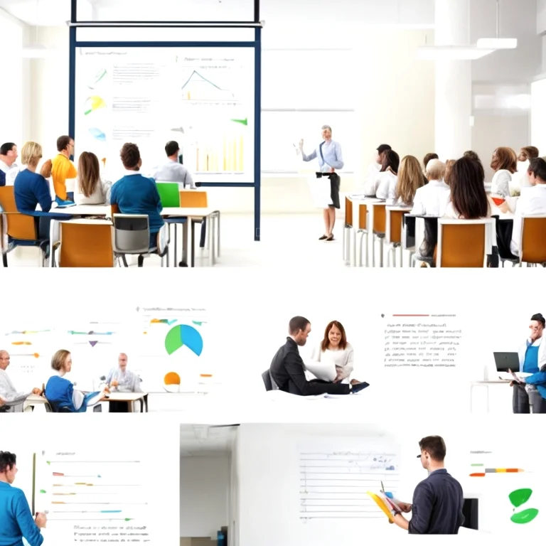 チームで課題解決に取り組む様子